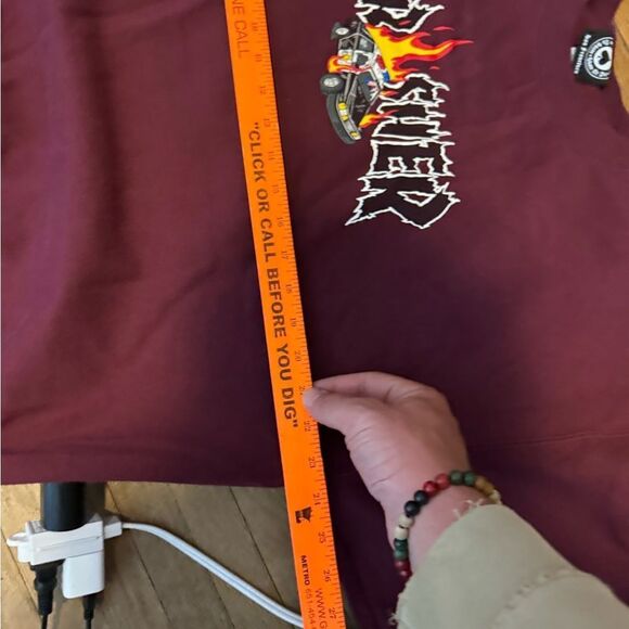 Thrasher Burning Cop Car Sweatshirt - Picture 5 of 6